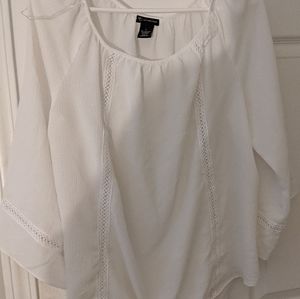 Cream blouse